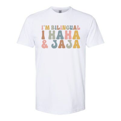 Bilingual I Haha And Jaja Sarcastic Spanish Teacher Softstyle® CVC T-Shirt