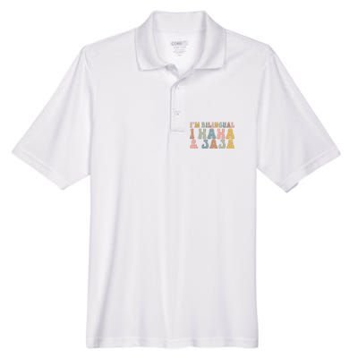 Bilingual I Haha And Jaja Sarcastic Spanish Teacher Men's Origin Performance Piqué Polo