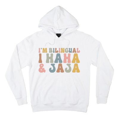 Bilingual I Haha And Jaja Sarcastic Spanish Teacher Hoodie