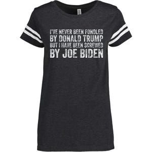 But I Have Been Screwed By Joe Biden Enza Ladies Jersey Football T-Shirt