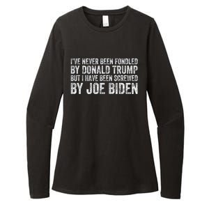 But I Have Been Screwed By Joe Biden Womens CVC Long Sleeve Shirt