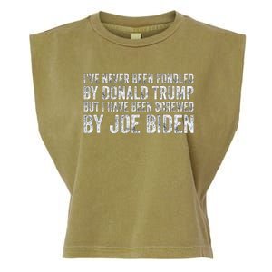 But I Have Been Screwed By Joe Biden Garment-Dyed Women's Muscle Tee