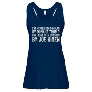 But I Have Been Screwed By Joe Biden Ladies Essential Flowy Tank