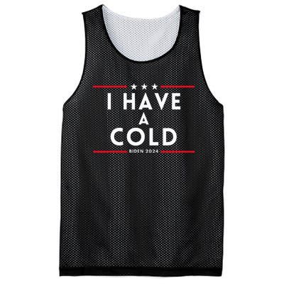 Biden I Have A Cold 2024 Election Presidential Debate Mesh Reversible Basketball Jersey Tank