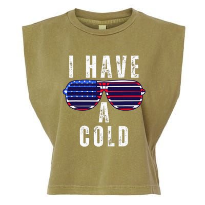 Biden I Have Cold 2024 Election Presidential Debate Garment-Dyed Women's Muscle Tee