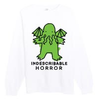 Beetlemoses Indescribable Horror Premium Crewneck Sweatshirt