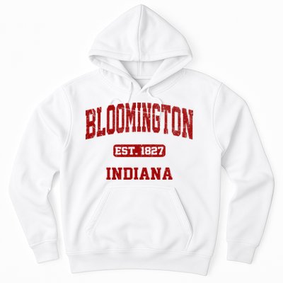 Bloomington Indiana IN Vintage State Athletic Style Hoodie