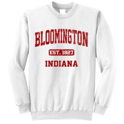 Bloomington Indiana IN Vintage State Athletic Style Sweatshirt