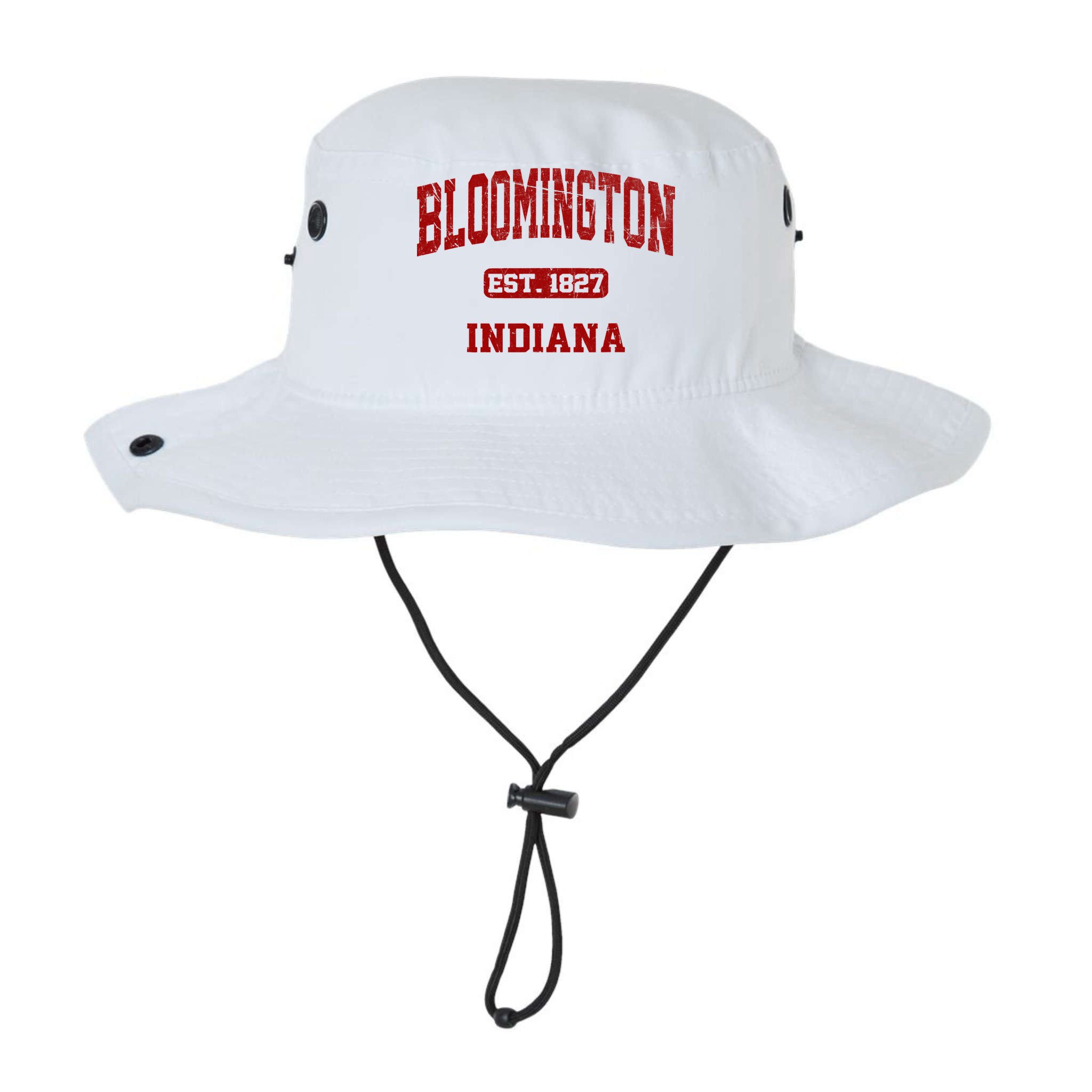 Bloomington Indiana IN Vintage State Athletic Style Bucket Hat