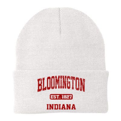 Bloomington Indiana IN Vintage State Athletic Style Beanie