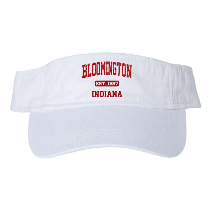 Bloomington Indiana IN Vintage State Athletic Style Visor