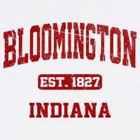 Bloomington Indiana IN Vintage State Athletic Style Visor
