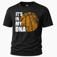 Basketball Its In My DNA Fingerprint Funny Basketball Cooling Performance Crew T-Shirt