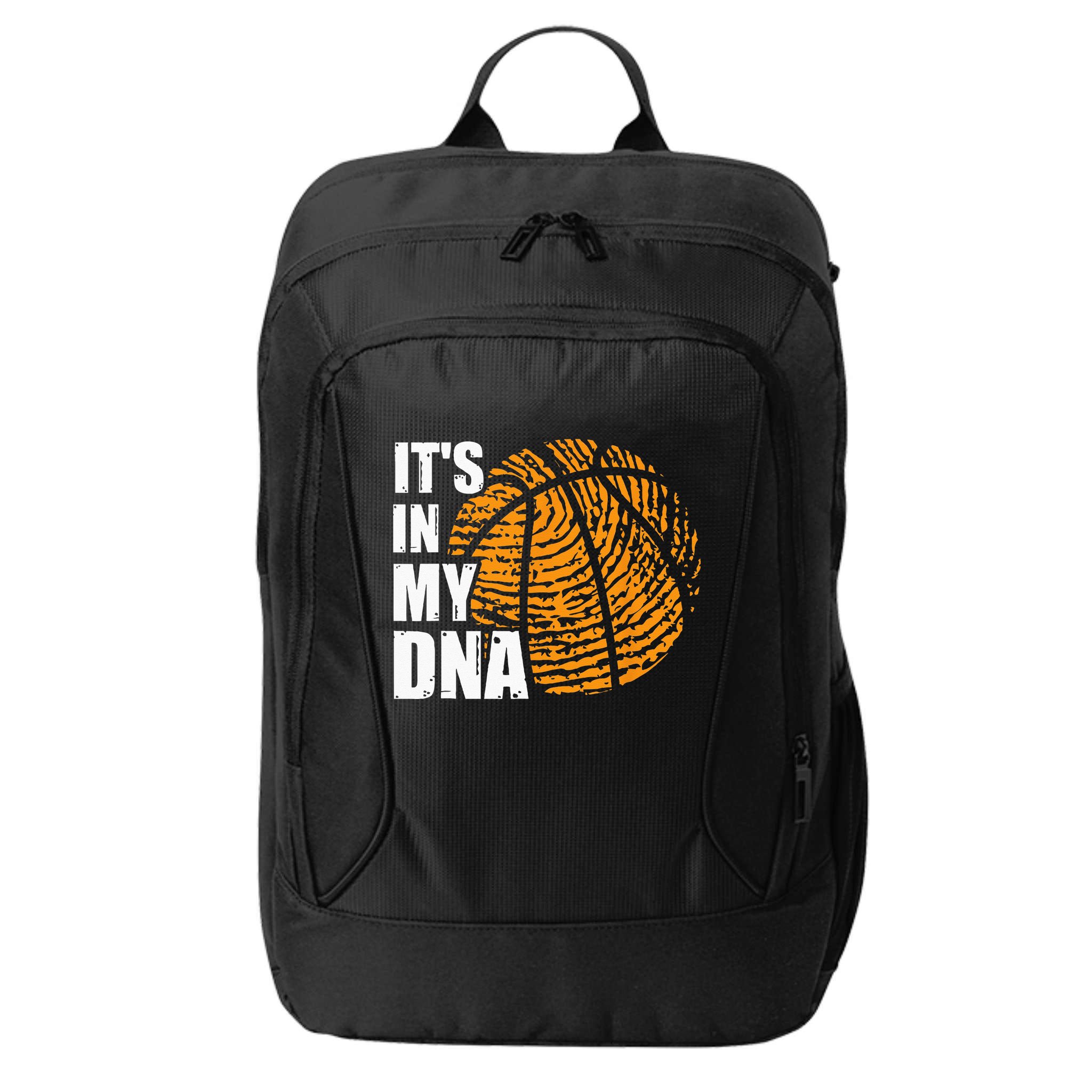 Basketball Its In My DNA Fingerprint Funny Basketball City Backpack
