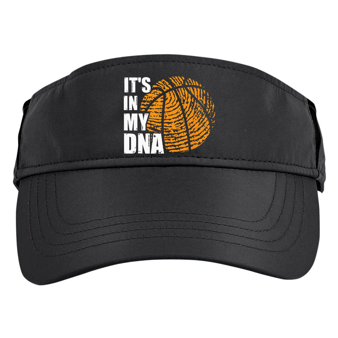 Basketball Its In My DNA Fingerprint Funny Basketball Adult Drive Performance Visor