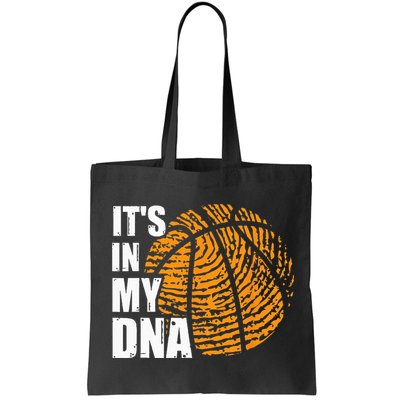 Basketball Its In My DNA Fingerprint Funny Basketball Bag