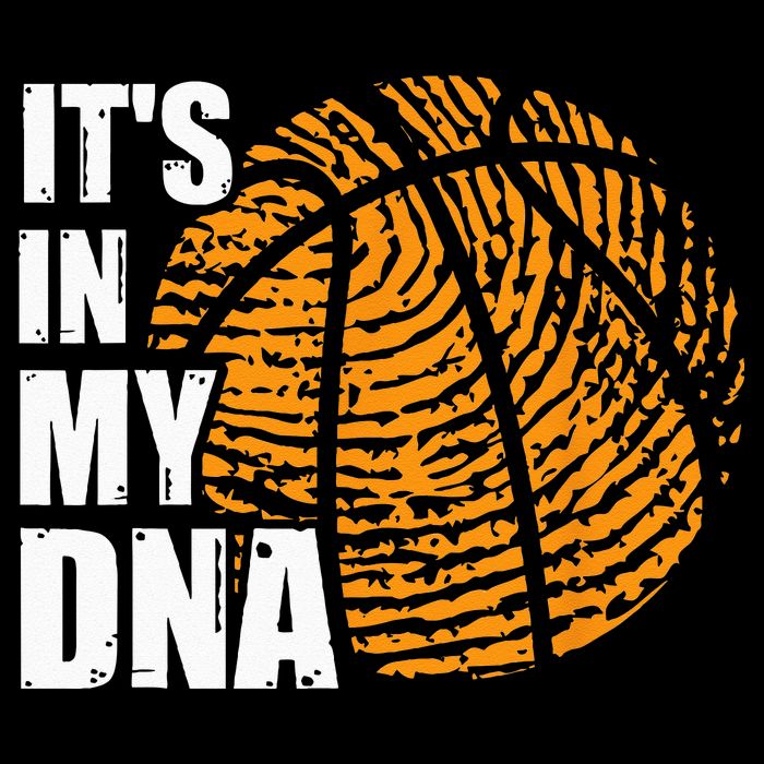 Basketball Its In My DNA Fingerprint Funny Basketball Wool Snapback Cap