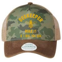 Beekeeper If I Run You Run Save The Bees Climate Change Legacy Tie Dye Trucker Hat