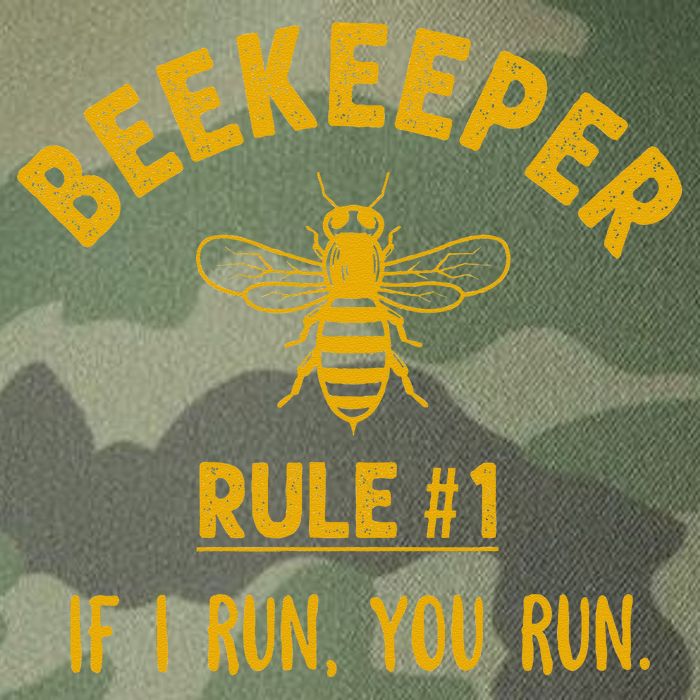 Beekeeper If I Run You Run Save The Bees Climate Change Legacy Tie Dye Trucker Hat