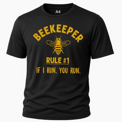 Beekeeper If I Run You Run Save The Bees Climate Change Cooling Performance Crew T-Shirt