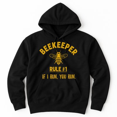 Beekeeper If I Run You Run Save The Bees Climate Change Hoodie