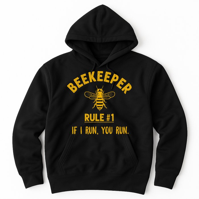 Beekeeper If I Run You Run Save The Bees Climate Change Hoodie