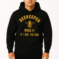 Beekeeper If I Run You Run Save The Bees Climate Change Hoodie