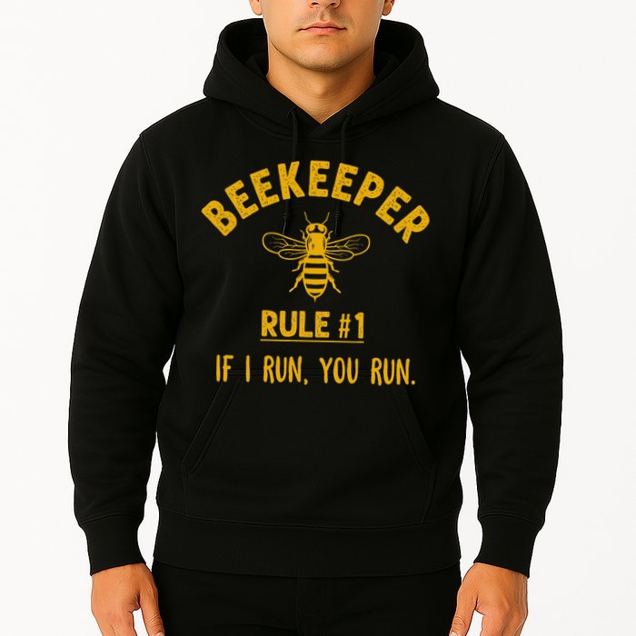 Beekeeper If I Run You Run Save The Bees Climate Change Hoodie