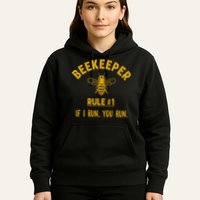 Beekeeper If I Run You Run Save The Bees Climate Change Hoodie