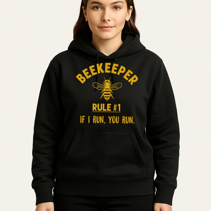 Beekeeper If I Run You Run Save The Bees Climate Change Hoodie