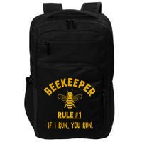 Beekeeper If I Run You Run Save The Bees Climate Change Impact Tech Backpack