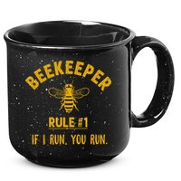 Beekeeper If I Run You Run Save The Bees Climate Change 15oz Campfire Ceramic Mug