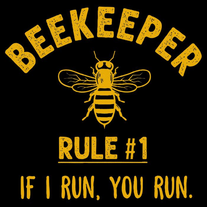 Beekeeper If I Run You Run Save The Bees Climate Change Drawstring Bag