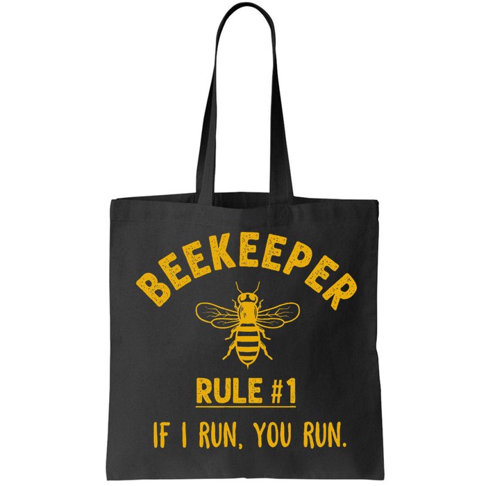 Beekeeper If I Run You Run Save The Bees Climate Change Bag