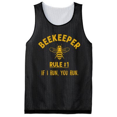 Beekeeper If I Run You Run Save The Bees Climate Change Mesh Reversible Basketball Jersey Tank