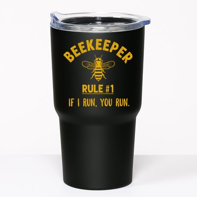 Beekeeper If I Run You Run Save The Bees Climate Change Tumbler
