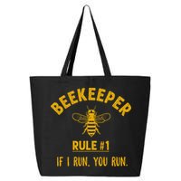 Beekeeper If I Run You Run Save The Bees Climate Change 25L Jumbo Tote
