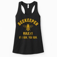 Beekeeper If I Run You Run Save The Bees Climate Change Womens Tank Top