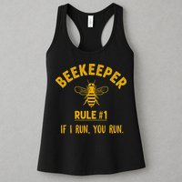 Beekeeper If I Run You Run Save The Bees Climate Change Womens Tank Top