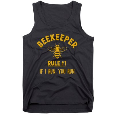 Beekeeper If I Run You Run Save The Bees Climate Change Tank Top