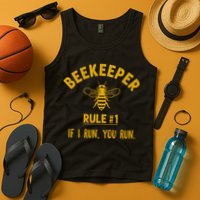 Beekeeper If I Run You Run Save The Bees Climate Change Tank Top