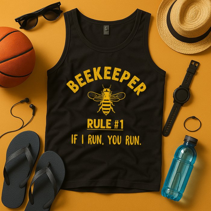 Beekeeper If I Run You Run Save The Bees Climate Change Tank Top