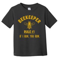Beekeeper If I Run You Run Save The Bees Climate Change Toddler T-Shirt