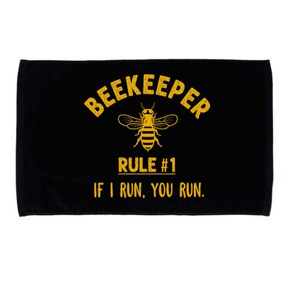 Beekeeper If I Run You Run Save The Bees Climate Change Microfiber Hand Towel