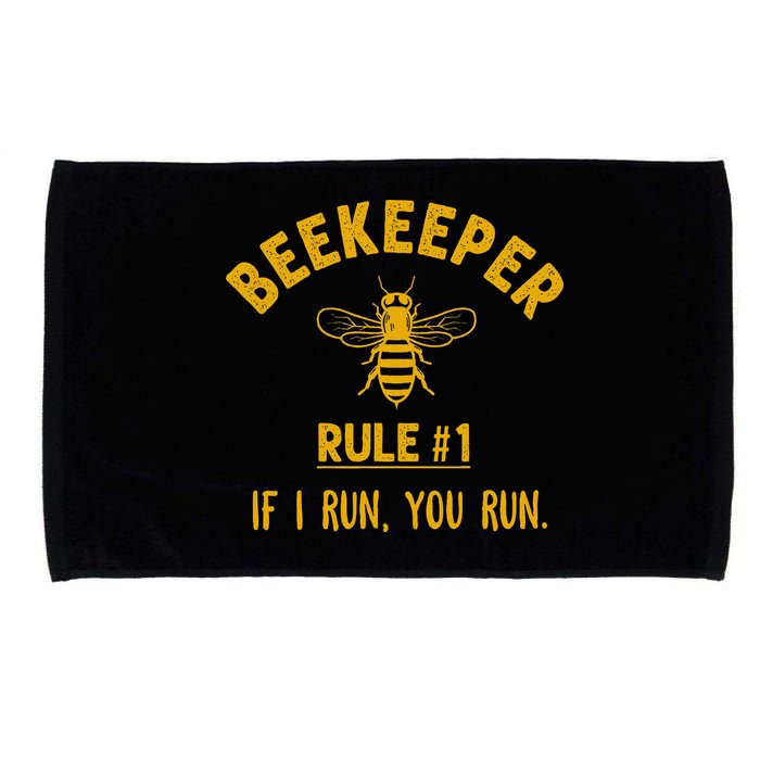 Beekeeper If I Run You Run Save The Bees Climate Change Microfiber Hand Towel