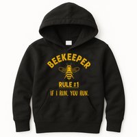 Beekeeper If I Run You Run Save The Bees Climate Change Kids Hoodie