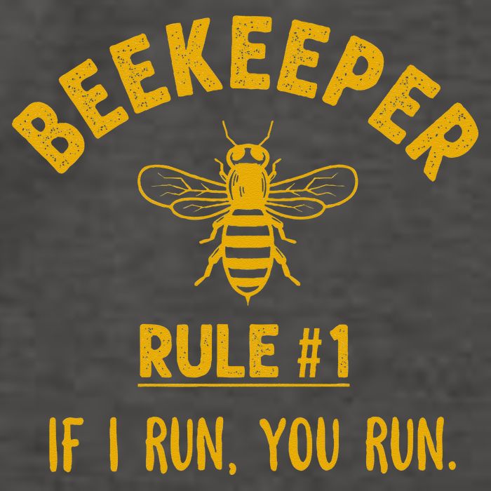 Beekeeper If I Run You Run Save The Bees Climate Change Vector Backpack
