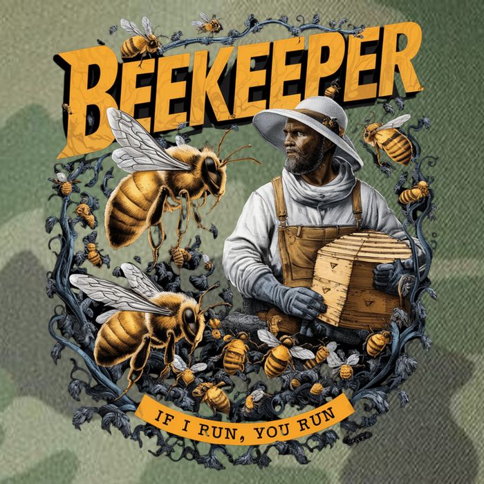 Beekeeper If I Run You Run Apiculture Bee Keeper Beekeeping Bee Lovers Honeybees Legacy Tie Dye Trucker Hat