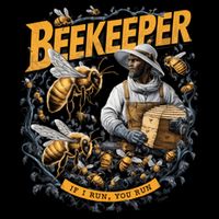 Beekeeper If I Run You Run Apiculture Bee Keeper Beekeeping Bee Lovers Honeybees Stripe Pom Pom Beanie