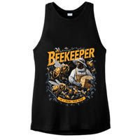 Beekeeper If I Run You Run Apiculture Bee Keeper Beekeeping Bee Lovers Honeybees Ladies PosiCharge Tri-Blend Wicking Tank